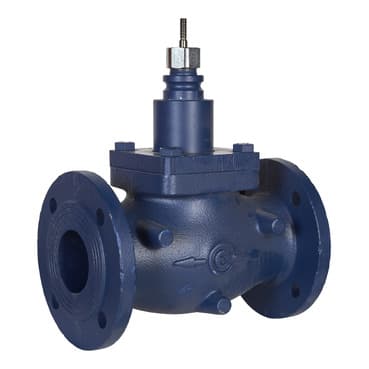 صمّام سدادي، 65mm، 3-Way، بشفة، ساق مغلق، من الفولاذ المقاوم للصدأ، 63kvs، Glycol 25-50% Steam وWater