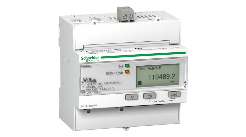TRIPHASE KWH عدّاد CT MBUS MID
