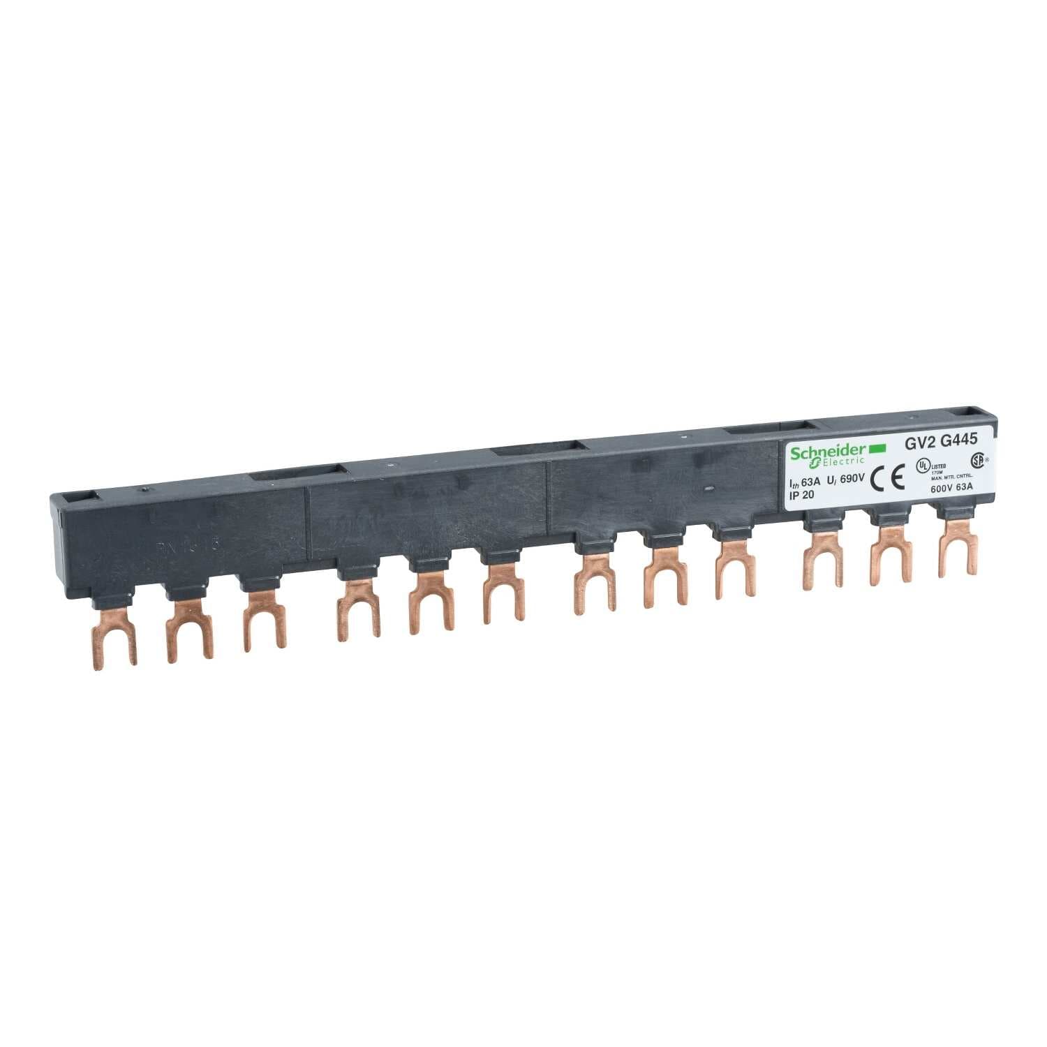 Motor circuit breaker, TeSys Deca, 3P, 0.16 to 0.25A, thermal magnetic, screw clamp terminals, rotary handle
