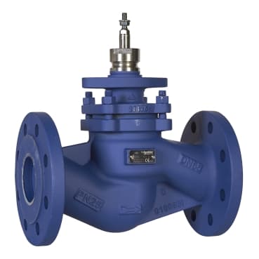 V292 Globe Valve, 2-Way, PN25, Flanged, DN65, 63 Kvs, Nodular Iron Body Stainless Steel seat and Plug, Stem Down Closed.