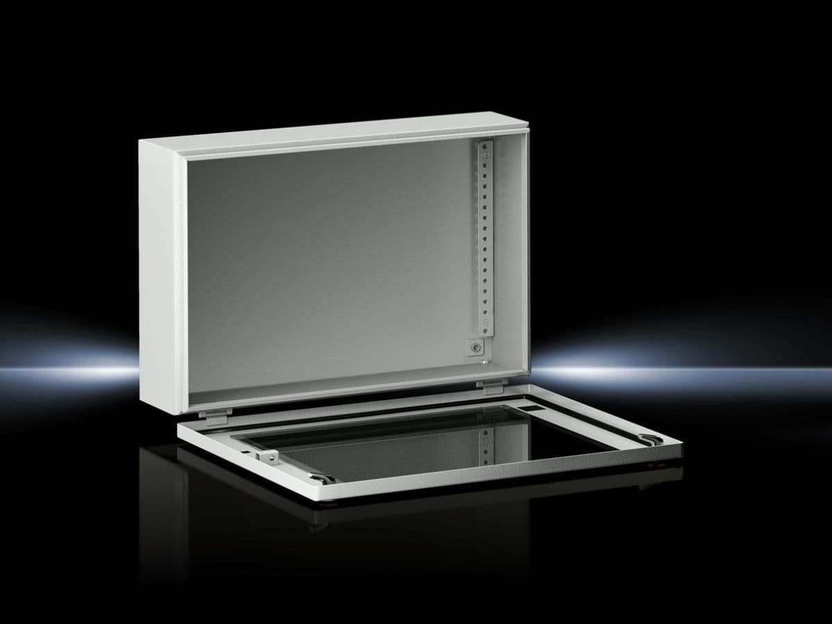 Bus enclosures KX, sheet steel, with mini cam lock