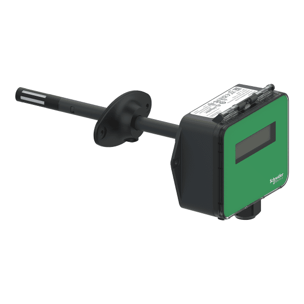 Humidity sensor, SpaceLogic Sensors, SHD2 Series, LCD display, BACnet, Modbus, temperature transmitter