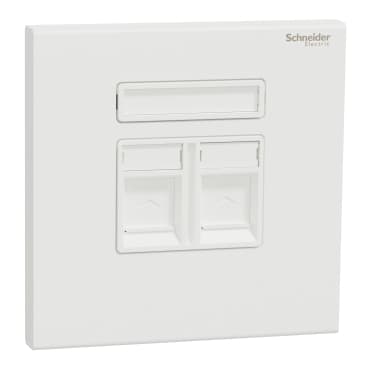 2G RJ45 DATA CAT6 SHUTTERED WE