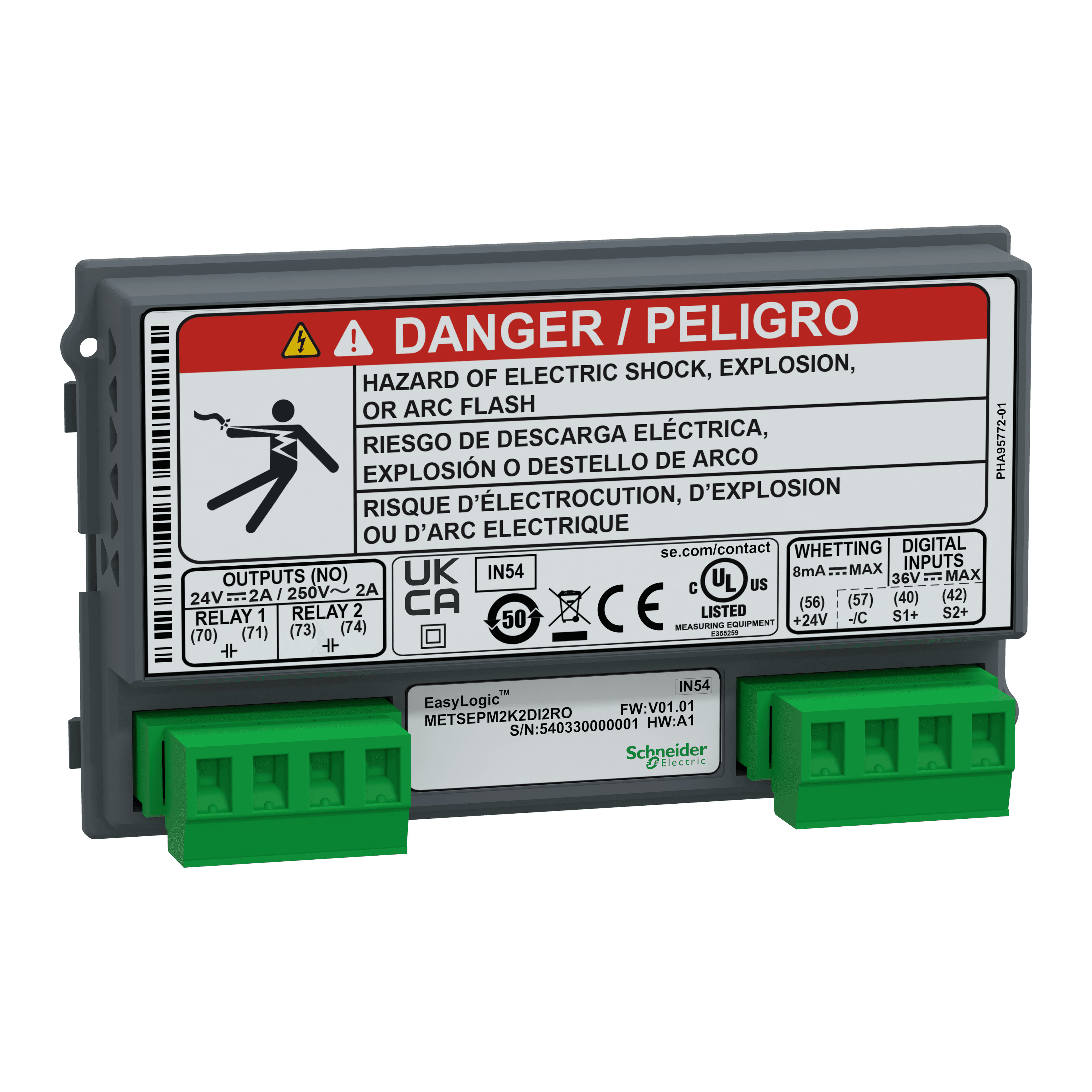 Easylogic PM2x30 2DI2RO وحدة 2-IO