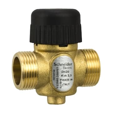 VZ208EZone valve, 2-Way, PN16, DN20, G3/4 external thread, Kvs 2.5 m³/h, 2.5mm stroke