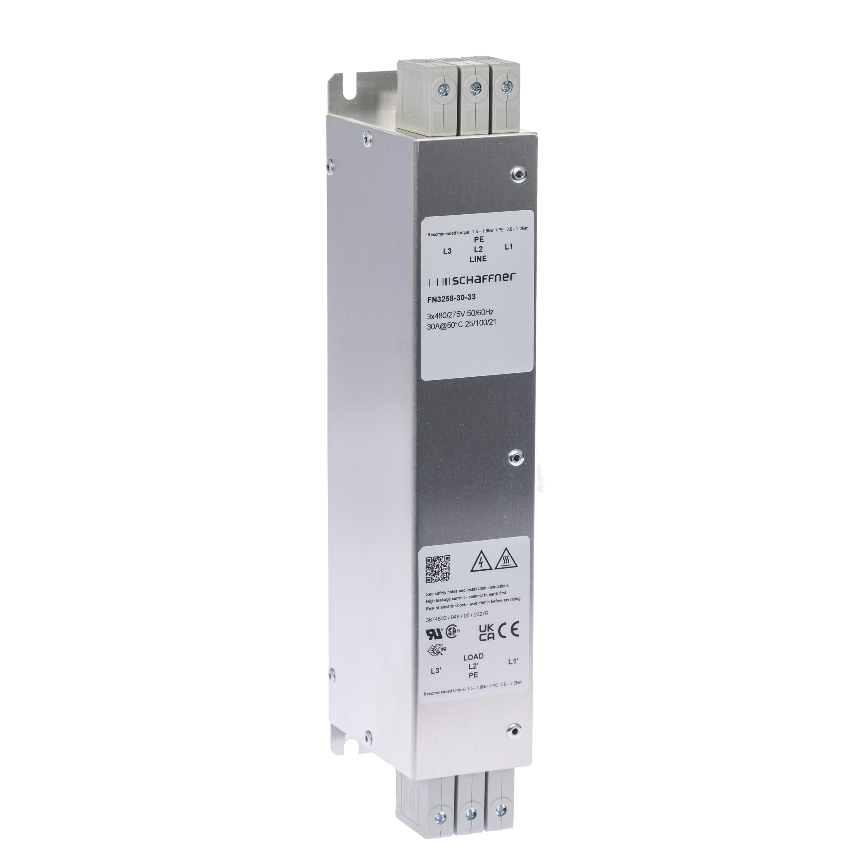 EMC filter C1/C2 RFI-33 for ACS150/310/355, IP20